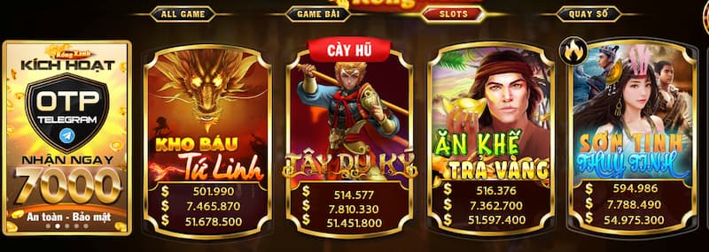 Slot game cực thú vị tại Rongxanh